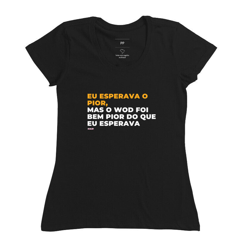 Eu esperava o pior