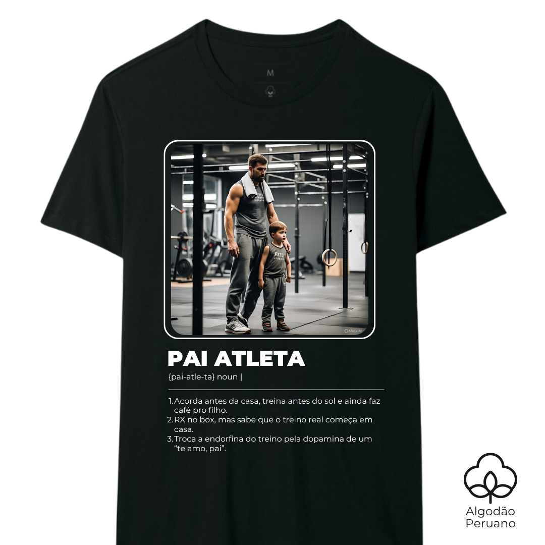 Pai Atleta - Algodão Peruano