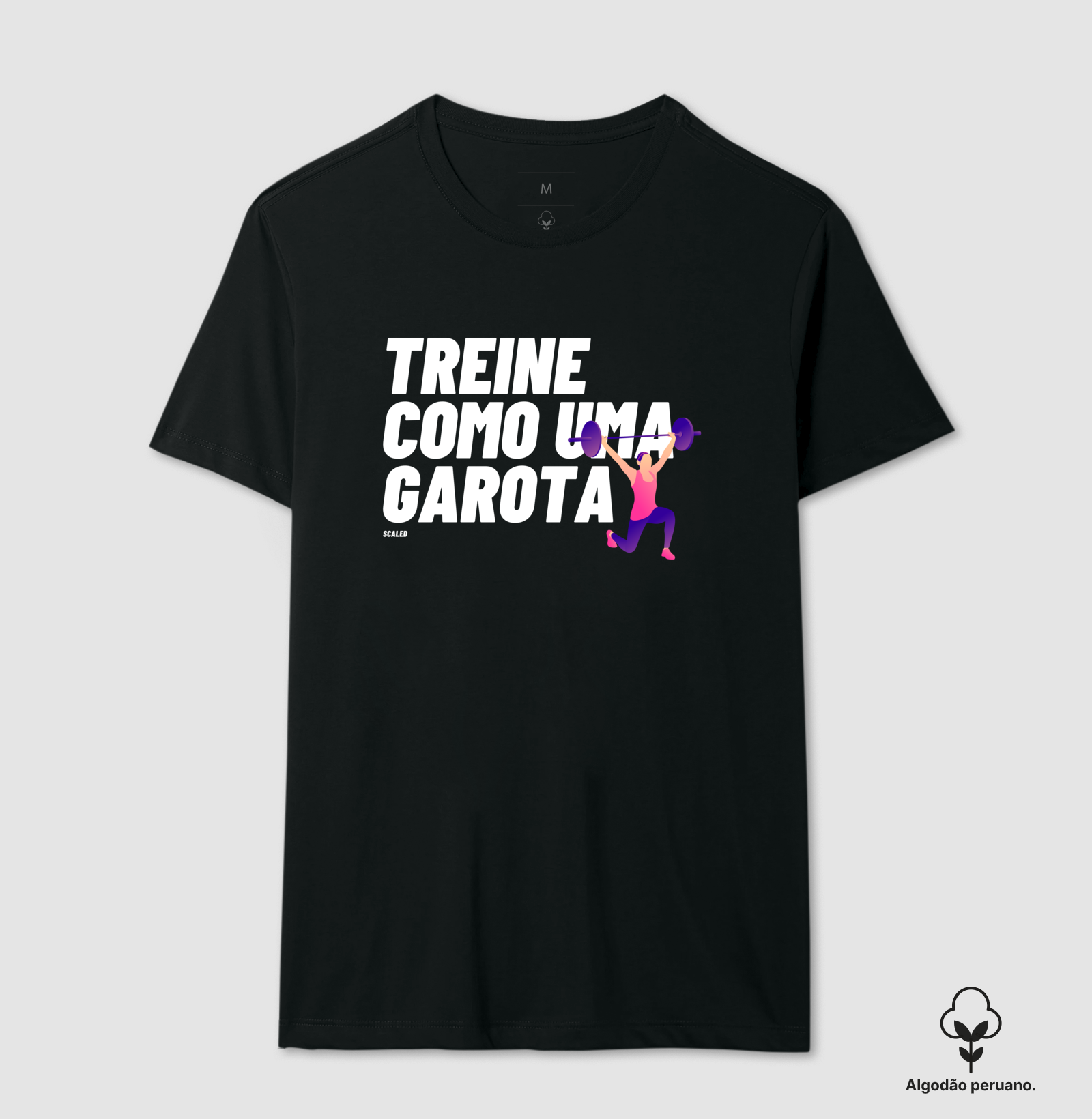 Treine como uma garota - Tecido Premium