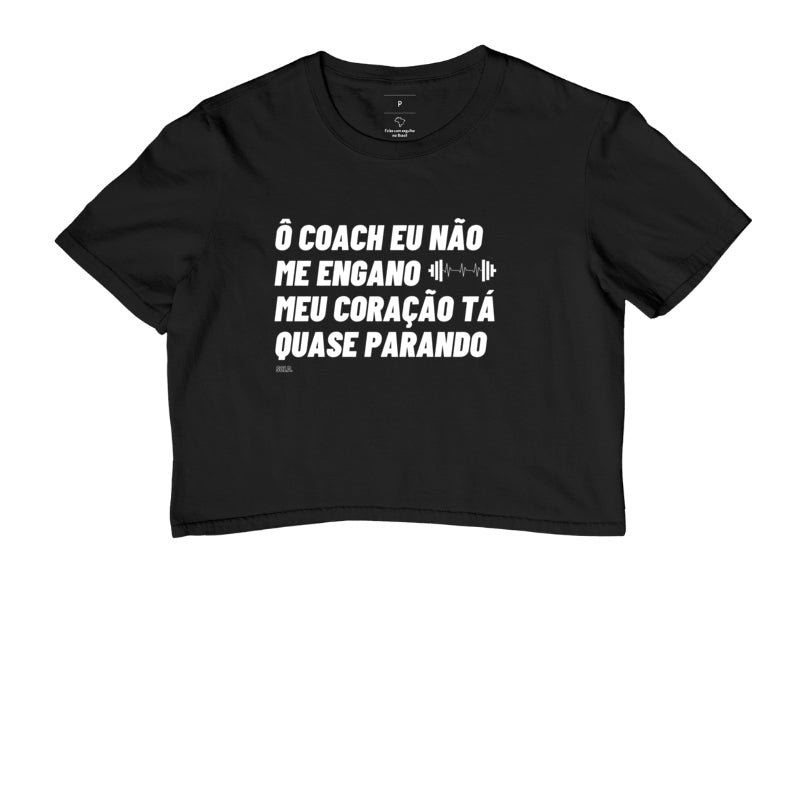 Cropped Crossfit Carnaval O Coach Meu Coraçao