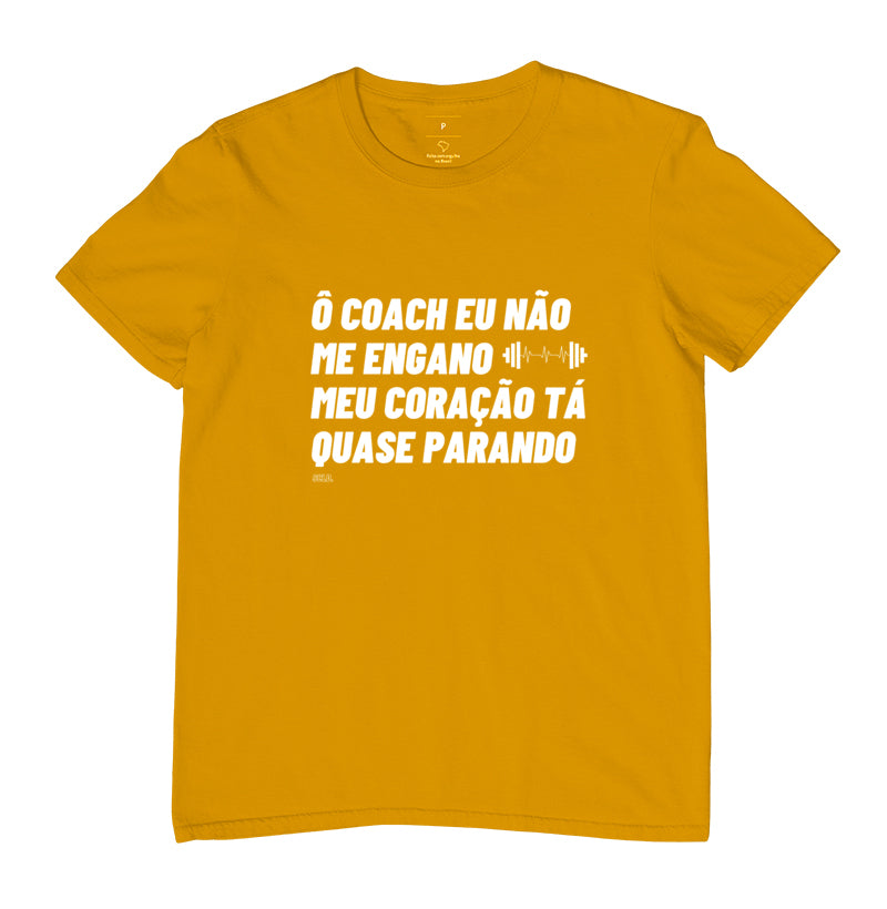 Camiseta Crossfit Carnaval O coach Meu coraçao