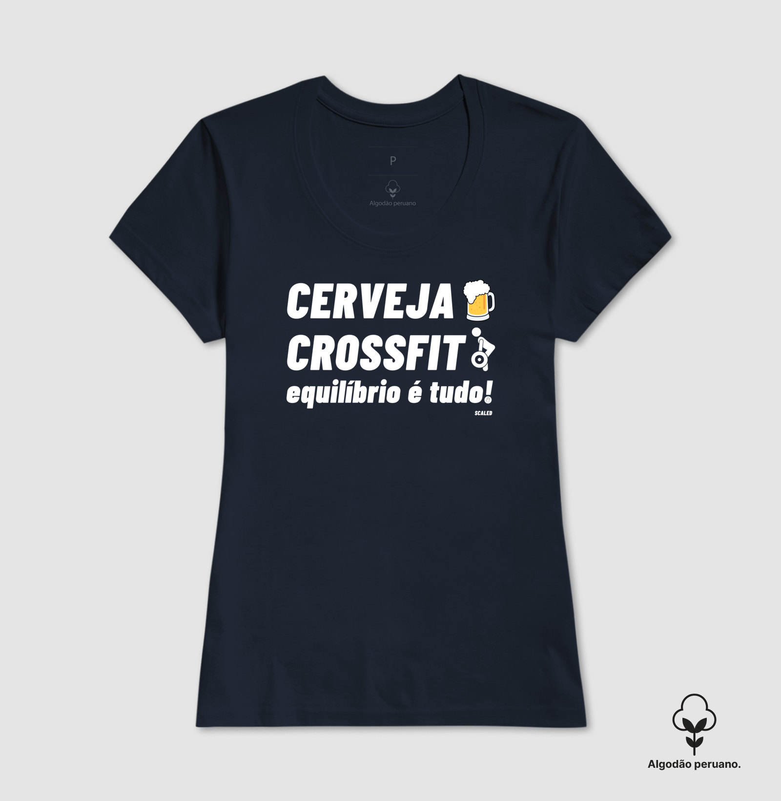 Cerveja e Crossfit - Algodão Peruano