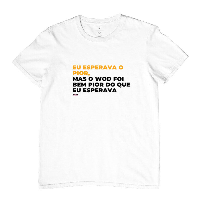 Eu esperava o pior